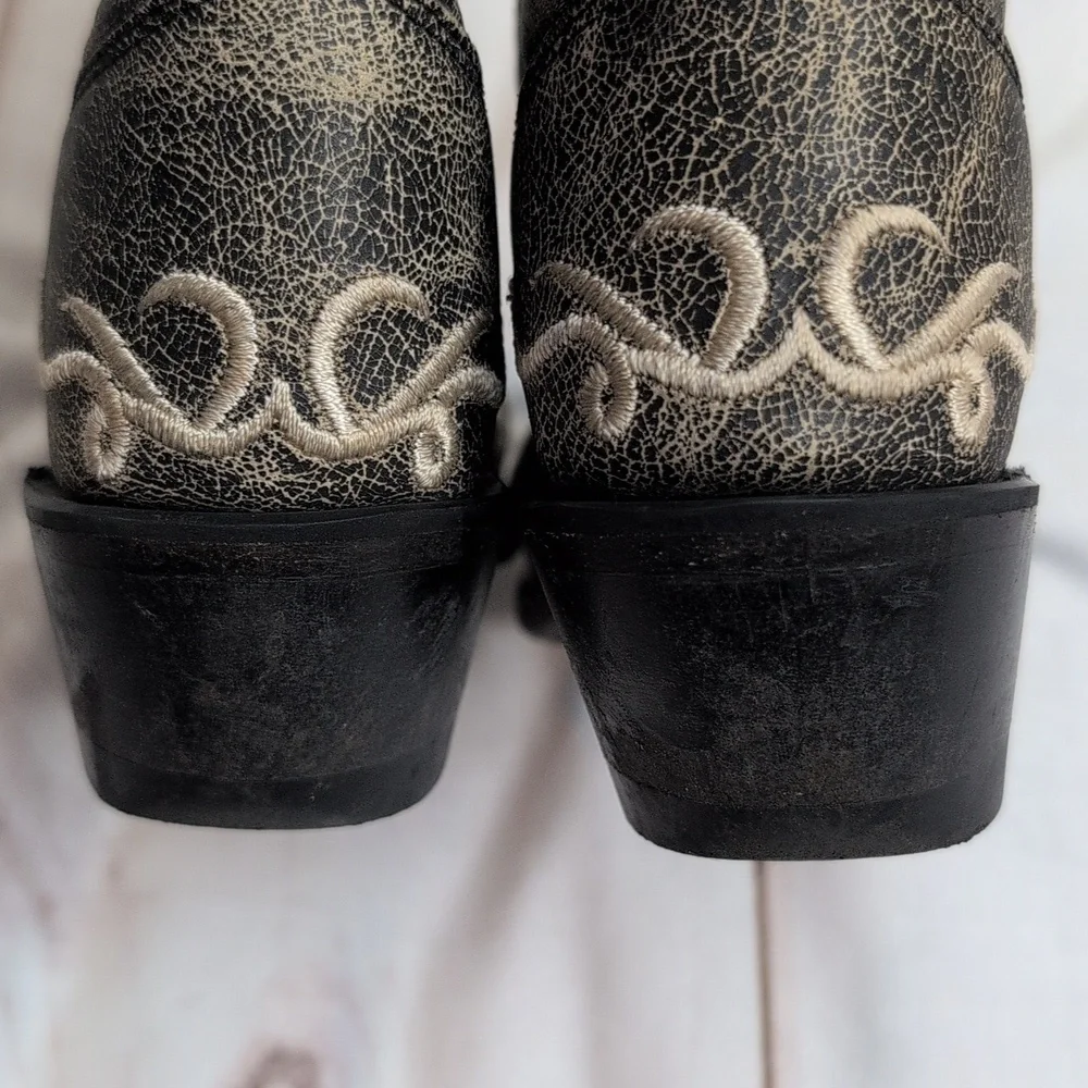 Old West Childrens Embroidered Western Cowboy Cowgirl Country Boots size 120